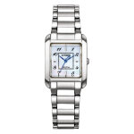 Montre femme citizen ladies square ew560087d - bracelet acier argent