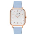 Montre femme como milano square - cm072 - 304 - 2pbl bracelet cuir bleu