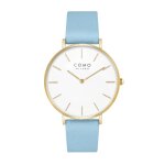 Montre femme como milano the trendsetters - cm013 - 204 - 2lbl bracelet cuir bleu