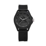 Montre femme le coq sportif montres monochrome - lc10011rpn04 bracelet silicone noir Montre femme le coq sportif montres monochrome - lc10011rpn04 bracelet silicone noir