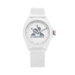 Montre femme le coq sportif montres monochrome - lc10011rpw00 bracelet silicone blanc Montre femme le coq sportif montres monochrome - lc10011rpw00 bracelet silicone blanc