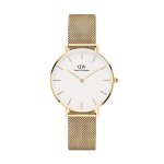 Montre femme daniel wellington evergold - dw00100348 bracelet acier dor