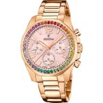 Montre femme festina boyfriend collection - f20639 - 4 bracelet acier doré rose Montre femme festina boyfriend collection - f20639 - 4 bracelet acier doré rose