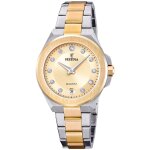 Montre femme festina mademoiselle - f20702 - 2 bracelet acier bicolore