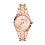 Montre femme fossil es5258 - bracelet acier doré rose Montre femme fossil es5258 - bracelet acier doré rose