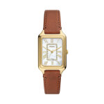 Montre femme fossil es5307 - bracelet cuir marron
