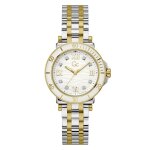 Montre femme gc one sport lady - z45002l1mf bracelet acier bicolore