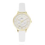 Montre femme go mademoiselle fleurs et papillions - 699597 bracelet blanc