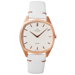 Montre femme knut gadd octagon k02008 - bracelet cuir blanc Montre femme knut gadd octagon k02008 - bracelet cuir blanc