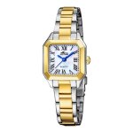 Montre femme lotus old money - l19036 - 2 bracelet acier bicolore