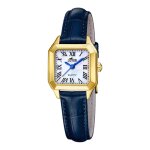 Montre femme lotus old money - l19038 - 1 bracelet cuir bleu