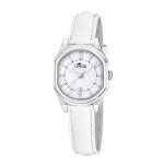 Montre femme lotus old money - l19044 - 2 bracelet cuir blanc