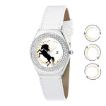 Montre femme mf316 - licorne - blanc - so charm
