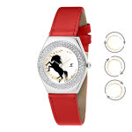Montre femme mf316 - licorne - rouge - so charm