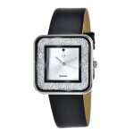 Montre femme mf441 - diamant - cuir - bracelet en cuir noir Montre femme mf441 - diamant - cuir - bracelet en cuir noir