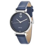 Montre femme mf444 - bleu - bracelet en cuir bleu Montre femme mf444 - bleu - bracelet en cuir bleu