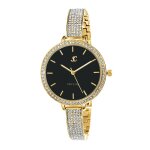 Montre femme mf462 - dore - bracelet acier dor�