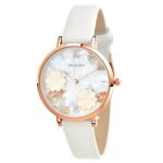 Montre femme mf463 - blanc - bracelet cuir blanc Montre femme mf463 - blanc - bracelet cuir blanc