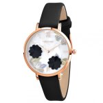 Montre femme mf463 - noir bracelet cuir noir - so charm Montre femme mf463 - noir bracelet cuir noir - so charm