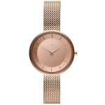 Montre femme mvmt d - fb01 - rgs - bracelet acier milanais dor rose