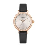 Montre femme naf naf - nafw1158 bracelet cuir noir Montre femme naf naf - nafw1158 bracelet cuir noir