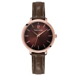 Montre femme pierre lannier - 038j984 chouquette bracelet cuir brun Montre femme pierre lannier - 038j984 chouquette bracelet cuir brun