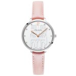 Montre femme pierre lannier coeur battant - 095n605 bracelet cuir rose