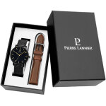Montre femme pierre lannier essential - 388c439 bracelet cuir marron