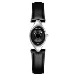 Montre femme pierre lannier ovni - 094l633 bracelet cuir noir