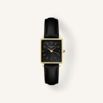 Montre femme rosefield montres boxy xs - qbblg - q53 bracelet cuir noir