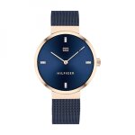 Montre femme tommy hilfiger 1782219 - bracelet acier bleu