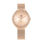 Montre femme tommy hilfiger demi - 1782700 bracelet acier doré rose Montre femme tommy hilfiger demi - 1782700 bracelet acier doré rose