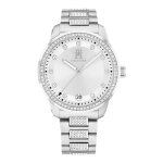 Montre femme tommy hilfiger th85 crystals - 1782757 bracelet acier argent