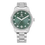 Montre femme tommy hilfiger th85 crystals - 1782759 bracelet acier argent
