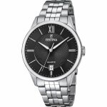 Montre festina classique f20425 - 3 - montre acier cadran noir festina montres Montre festina classique f20425 - 3 - montre acier cadran noir festina montres