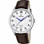 Montre festina classique f20426 - 1 - montre acier cadran argent cuir brun festina montres Montre festina classique f20426 - 1 - montre acier cadran argent cuir brun festina montres