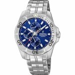 Montre festina f20445 - 2 - multifonction acier quartz cadran bleu et bracelet acier Montre festina f20445 - 2 - multifonction acier quartz cadran bleu et bracelet acier