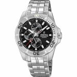 Montre festina f20445 - 3 - multifonction acier quartz cadran noir et bracelet acier Montre festina f20445 - 3 - multifonction acier quartz cadran noir et bracelet acier