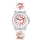 Montre fille certus 647545 - bracelet cuir blanc