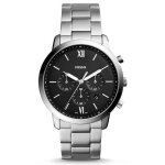 Montre fossil fs5384 - neutra chrono acier argent fossil montres