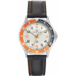 Montre garon certus 647524 - bracelet cuir noir