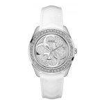 Montre guess g twist w0627l4 - montre blanche pailletée guess montres Montre guess g twist w0627l4 - montre blanche pailletée guess montres