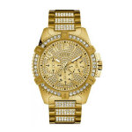 Montre guess w0799g2 - frontier boitier acier dor bracelet acier dor cadran dor guess montres