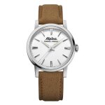 Montre homme alpina heritage tropic - proof handwinding - al - 480s2h6 bracelet alcantara beige