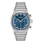 Montre homme boss candor chrono - 1514250 bracelet acier argent