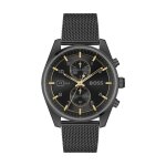 Montre homme boss skytraveller - 1514150 bracelet acier noir Montre homme boss skytraveller - 1514150 bracelet acier noir