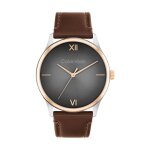 Montre homme calvin klein montres ascend - 25200453 bracelet cuir marron