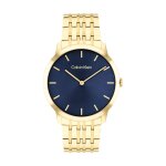 Montre homme calvin klein montres intrigue - 25300007 bracelet acier dor