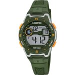 Montre homme calypso digital crush - k5853 - 2 bracelet silicone kaki