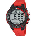 Montre homme calypso k5607 - 5 - bracelet silicone rouge